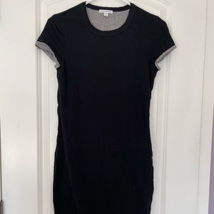 James Perse Double Face Cotton Minidress